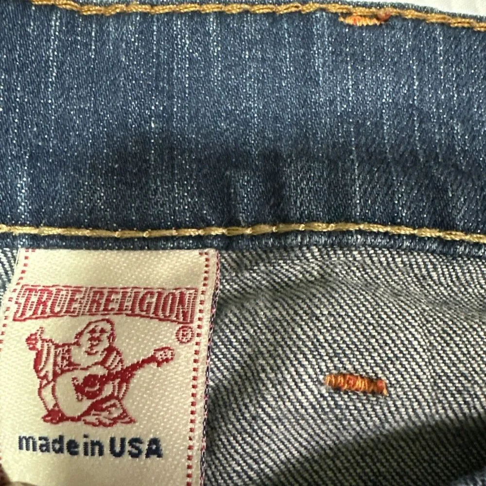True Religion Logan Jeans  36x33 Made In USA